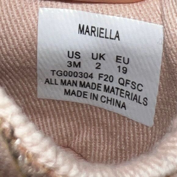 Stride Rite 360 Girl's Mariella Rose Gold Mary Jane Slip On Baby Shoes size 3m 3 - Picture 10 of 10